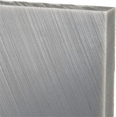 Made in USA - 1/2" Thick x 12" Wide x 2' Long, Polyethylene (UHMW) Sheet - Black, Oil-Filled Grade - USA Tool & Supply