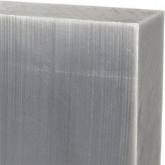 Made in USA - 1" Thick x 12" Wide x 2' Long, Polyethylene (UHMW) Sheet - Black, Oil-Filled Grade - USA Tool & Supply