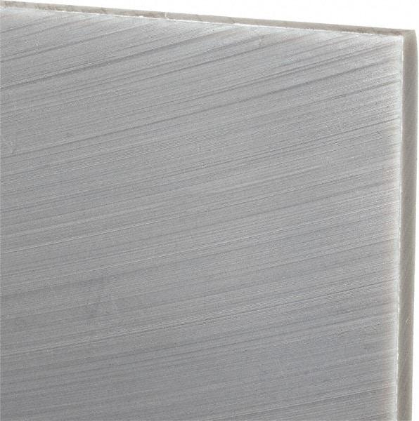 Made in USA - 1/4" Thick x 12" Wide x 3' Long, Polyethylene (UHMW) Sheet - Black, Oil-Filled Grade - USA Tool & Supply