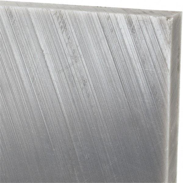 Made in USA - 3/8" Thick x 12" Wide x 3' Long, Polyethylene (UHMW) Sheet - Black, Oil-Filled Grade - USA Tool & Supply