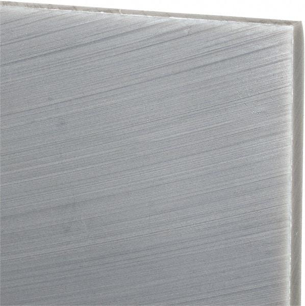 Made in USA - 1/4" Thick x 24" Wide x 2' Long, Polyethylene (UHMW) Sheet - Black, Oil-Filled Grade - USA Tool & Supply