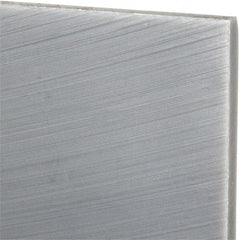 Made in USA - 1/4" Thick x 24" Wide x 2' Long, Polyethylene (UHMW) Sheet - Black, Oil-Filled Grade - USA Tool & Supply