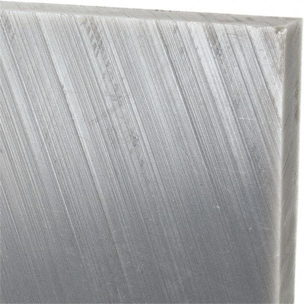 Made in USA - 3/8" Thick x 24" Wide x 2' Long, Polyethylene (UHMW) Sheet - Black, Oil-Filled Grade - USA Tool & Supply