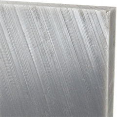 Made in USA - 3/8" Thick x 24" Wide x 2' Long, Polyethylene (UHMW) Sheet - Black, Oil-Filled Grade - USA Tool & Supply