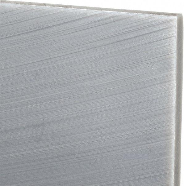 Made in USA - 1/4" Thick x 24" Wide x 3' Long, Polyethylene (UHMW) Sheet - Black, Oil-Filled Grade - USA Tool & Supply