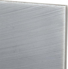 Made in USA - 1/4" Thick x 24" Wide x 3' Long, Polyethylene (UHMW) Sheet - Black, Oil-Filled Grade - USA Tool & Supply