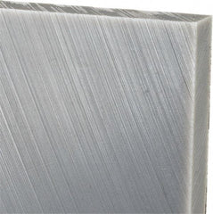Made in USA - 1/2" Thick x 24" Wide x 4' Long, Polyethylene (UHMW) Sheet - Black, Oil-Filled Grade - USA Tool & Supply