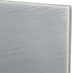 Made in USA - 1/4" Thick x 48" Wide x 5' Long, Polyethylene (UHMW) Sheet - Black, Oil-Filled Grade - USA Tool & Supply