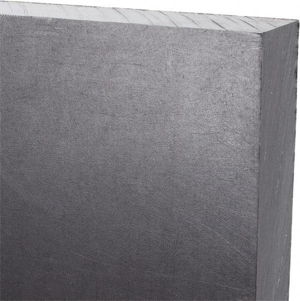 Made in USA - 3/4" Thick x 12" Wide x 1' Long, Polyethylene (UHMW) Sheet - Black, Antistatic Grade - USA Tool & Supply