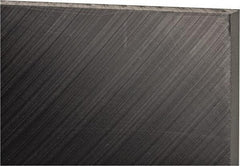 Made in USA - 3/8" Thick x 12" Wide x 2' Long, Polyethylene (UHMW) Sheet - Black, Antistatic Grade - USA Tool & Supply