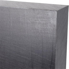 Made in USA - 1" Thick x 12" Wide x 2' Long, Polyethylene (UHMW) Sheet - Black, Antistatic Grade - USA Tool & Supply