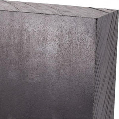 Made in USA - 1-1/2" Thick x 12" Wide x 2' Long, Polyethylene (UHMW) Sheet - Black, Antistatic Grade - USA Tool & Supply