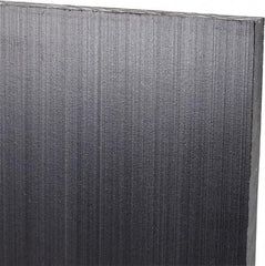 Made in USA - 1/4" Thick x 12" Wide x 3' Long, Polyethylene (UHMW) Sheet - Black, Antistatic Grade - USA Tool & Supply