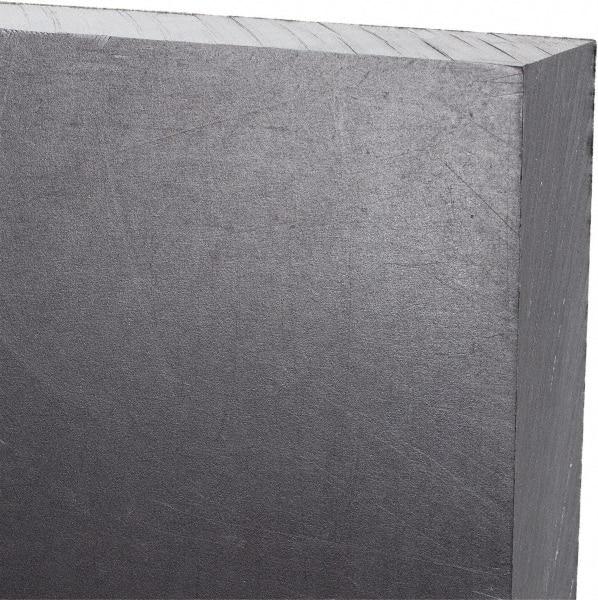 Made in USA - 3/4" Thick x 24" Wide x 2' Long, Polyethylene (UHMW) Sheet - Black, Antistatic Grade - USA Tool & Supply