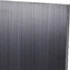 Made in USA - 1/4" Thick x 24" Wide x 4' Long, Polyethylene (UHMW) Sheet - Black, Antistatic Grade - USA Tool & Supply