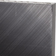 Made in USA - 1/2" Thick x 24" Wide x 4' Long, Polyethylene (UHMW) Sheet - Black, Antistatic Grade - USA Tool & Supply