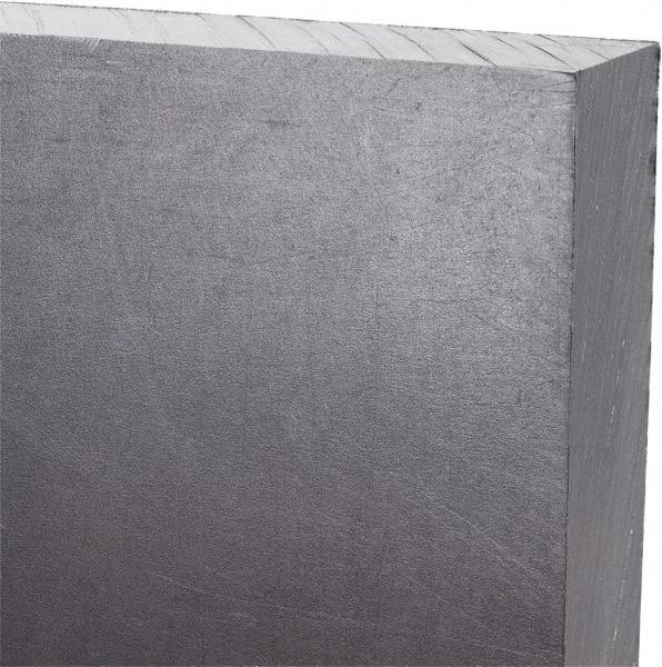 Made in USA - 3/4" Thick x 24" Wide x 4' Long, Polyethylene (UHMW) Sheet - Black, Antistatic Grade - USA Tool & Supply