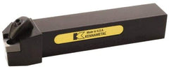 Kennametal - DCRN, Left Hand Cut, 15° Lead Angle, 25mm Shank Height x 25mm Shank Width, Negative Rake Indexable Turning Toolholder - 150mm OAL, CN..1204.. Insert Compatibility, Series Kenclamp - USA Tool & Supply