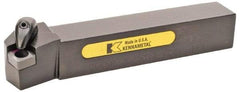 Kennametal - DSKN, Right Hand Cut, 15° Lead Angle, 25mm Shank Height x 25mm Shank Width, Negative Rake Indexable Turning Toolholder - 150mm OAL, SN..1204.. Insert Compatibility, Series Kenclamp - USA Tool & Supply