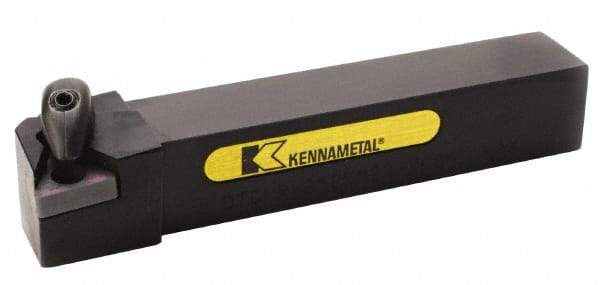 Kennametal - DTGN, Right Hand Cut, 0° Lead Angle, 25mm Shank Height x 25mm Shank Width, Negative Rake Indexable Turning Toolholder - 150mm OAL, TN.. Insert Compatibility, Series Kenclamp - USA Tool & Supply