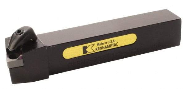 Kennametal - DSRN, Right Hand Cut, 15° Lead Angle, 25mm Shank Height x 25mm Shank Width, Negative Rake Indexable Turning Toolholder - 150mm OAL, SN..1204.. Insert Compatibility, Series Kenclamp - USA Tool & Supply