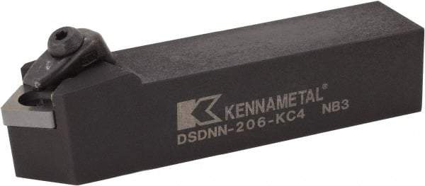 Kennametal - DSDN, Neutral Cut, 45° Lead Angle, 1-1/4" Shank Height x 1-1/4" Shank Width, Negative Rake Indexable Turning Toolholder - 6" OAL, SN..643 Insert Compatibility, Series Kenloc - USA Tool & Supply