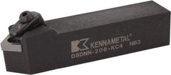 Kennametal - DSDN, Neutral Cut, 45° Lead Angle, 1-1/4" Shank Height x 1-1/4" Shank Width, Negative Rake Indexable Turning Toolholder - 6" OAL, SN..643 Insert Compatibility, Series Kenloc - USA Tool & Supply