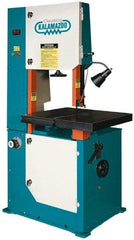 Clausing - 20 Inch Throat Capacity, Variable Speed Pulley Vertical Bandsaw - 50 to 5200 SFPM, 3 HP, Three Phase - USA Tool & Supply