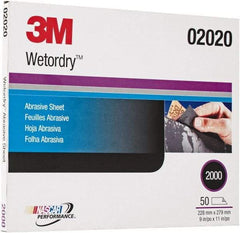 3M - Sanding Sheet - Ultra Fine Grade - USA Tool & Supply