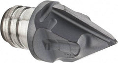 Iscar - MM HCD Grade IC908 Carbide Chamfer Milling Tip Insert - TiAlN Finish, 2 Flutes, 12mm Cutting Diam, 11mm Depth of Cut, 15.4mm Extension - USA Tool & Supply
