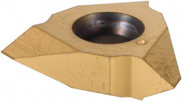 Vargus - 3VER External Right Hand 48-8 Partial Profile 60° Laydown Threading Insert - Grade VKX, TiN Coated Carbide - USA Tool & Supply