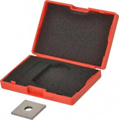 Value Collection - 0.1001" Square Steel Gage Block - Accuracy Grade 0, Includes NIST Traceability Certification - USA Tool & Supply