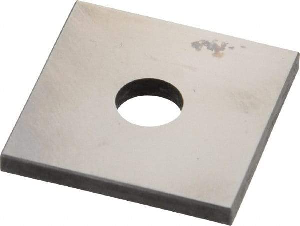 Value Collection - 0.1006" Square Steel Gage Block - Accuracy Grade 0, Includes NIST Traceability Certification - USA Tool & Supply