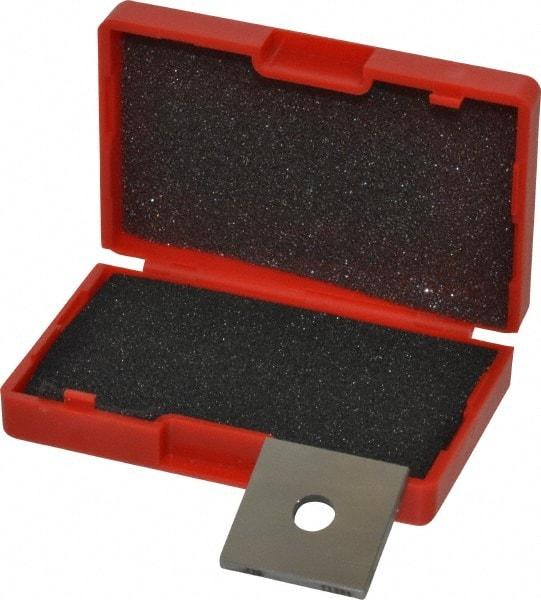 Value Collection - 0.116" Square Steel Gage Block - Accuracy Grade 0, Includes NIST Traceability Certification - USA Tool & Supply