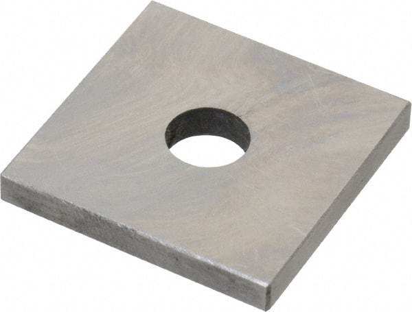 Value Collection - 0.122" Square Steel Gage Block - Accuracy Grade 0, Includes NIST Traceability Certification - USA Tool & Supply