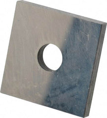 Value Collection - 0.123" Square Steel Gage Block - Accuracy Grade 0, Includes NIST Traceability Certification - USA Tool & Supply