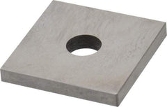 Value Collection - 0.128" Square Steel Gage Block - Accuracy Grade 0, Includes NIST Traceability Certification - USA Tool & Supply