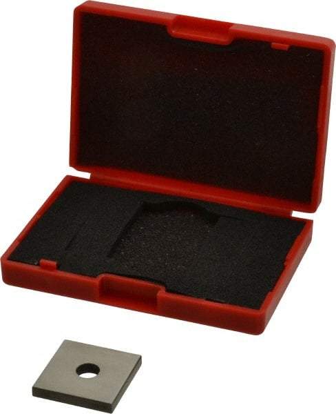 Value Collection - 0.142" Square Steel Gage Block - Accuracy Grade 0, Includes NIST Traceability Certification - USA Tool & Supply