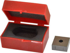 Value Collection - 0.4" Square Steel Gage Block - Accuracy Grade 0, Includes NIST Traceability Certification - USA Tool & Supply