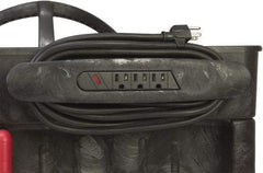 Rubbermaid - 13-3/8" Long x 2-3/8" High, Cart Outlet Power Strip - Use with FG450088, FG451288, FG451388, FG452010, FG452088, FG453288, FG453388, FG454600, FG454610, FG454888 - USA Tool & Supply