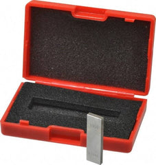 Value Collection - 0.1004" Rectangular Steel Gage Block - Accuracy Grade 0, Includes NIST Traceability Certification - USA Tool & Supply