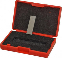 Value Collection - 0.101" Rectangular Steel Gage Block - Accuracy Grade 0, Includes NIST Traceability Certification - USA Tool & Supply