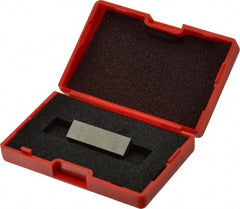 Value Collection - 0.121" Rectangular Steel Gage Block - Accuracy Grade 0, Includes NIST Traceability Certification - USA Tool & Supply