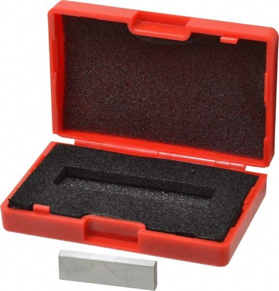 Value Collection - 0.137" Rectangular Steel Gage Block - Accuracy Grade 0, Includes NIST Traceability Certification - USA Tool & Supply