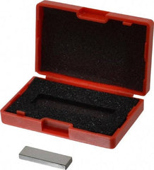 Value Collection - 0.138" Rectangular Steel Gage Block - Accuracy Grade 0, Includes NIST Traceability Certification - USA Tool & Supply