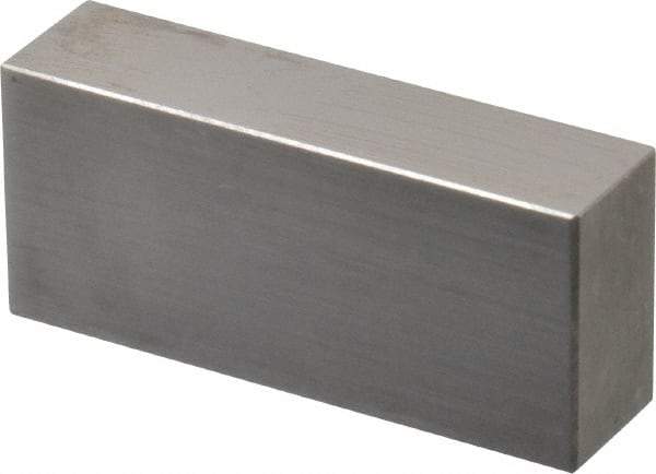 Value Collection - 0.6" Rectangular Steel Gage Block - Accuracy Grade 0, Includes NIST Traceability Certification - USA Tool & Supply