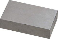 Value Collection - 0.8" Rectangular Steel Gage Block - Accuracy Grade 0, Includes NIST Traceability Certification - USA Tool & Supply