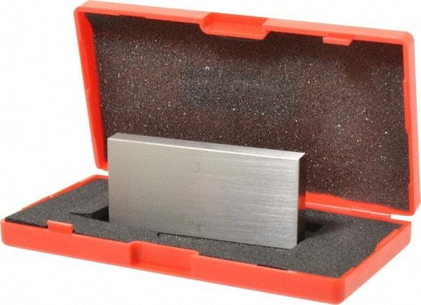 Value Collection - 3" Rectangular Steel Gage Block - Accuracy Grade 0, Includes NIST Traceability Certification - USA Tool & Supply