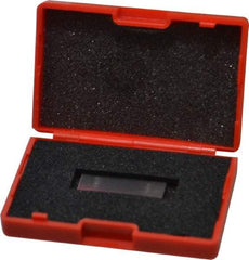 Value Collection - 0.10005" Rectangular Steel Gage Block - Accuracy Grade AS-1, Includes NIST Traceability Certification - USA Tool & Supply