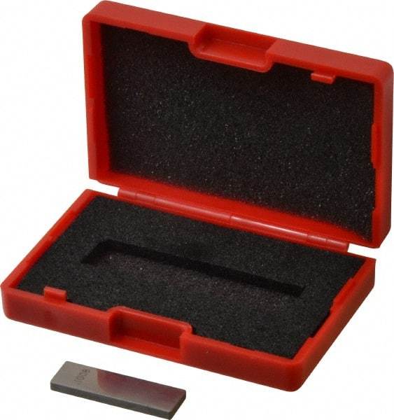 Value Collection - 0.1008" Rectangular Steel Gage Block - Accuracy Grade AS-1, Includes NIST Traceability Certification - USA Tool & Supply